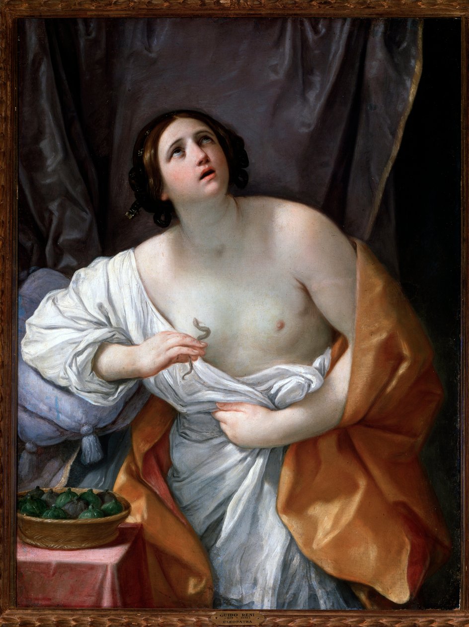 Samobójstwo Kleopatry - olej na płótnie autorstwa Guido Reni