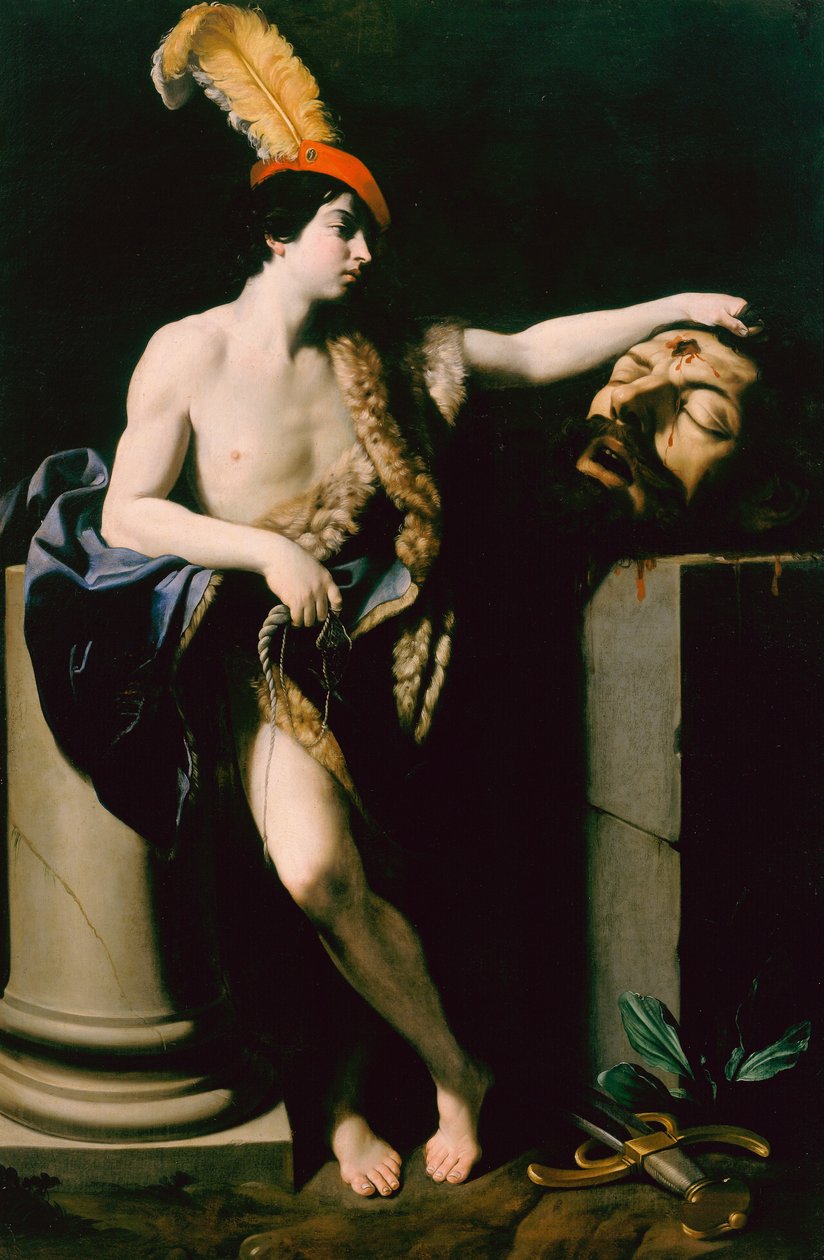 Dawid z głową Goliata autorstwa Guido Reni