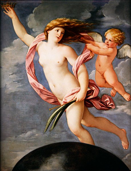 Fortuna z Koroną (olej na płótnie) autorstwa Guido Reni