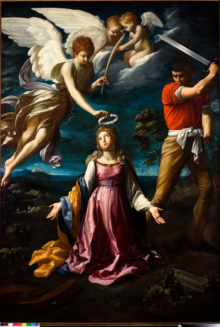 Męczeństwo św. Katarzyny Aleksandryjskiej autorstwa Guido Reni