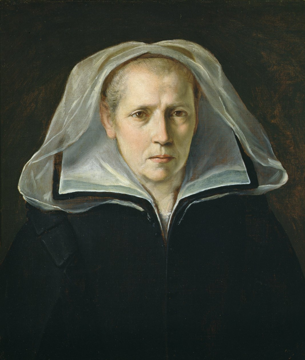 Portret Matki Ginevry Pucci, ok. 1610 (olej na płótnie) autorstwa Guido Reni