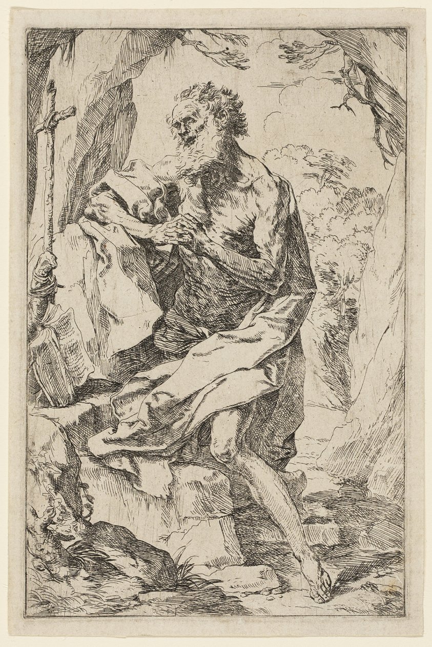 Święty Hieronim autorstwa Guido Reni