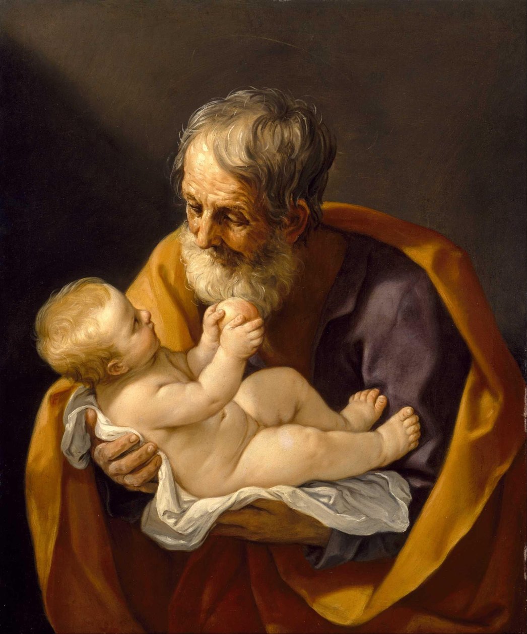 Święty Józef z Dzieciątkiem autorstwa Guido Reni