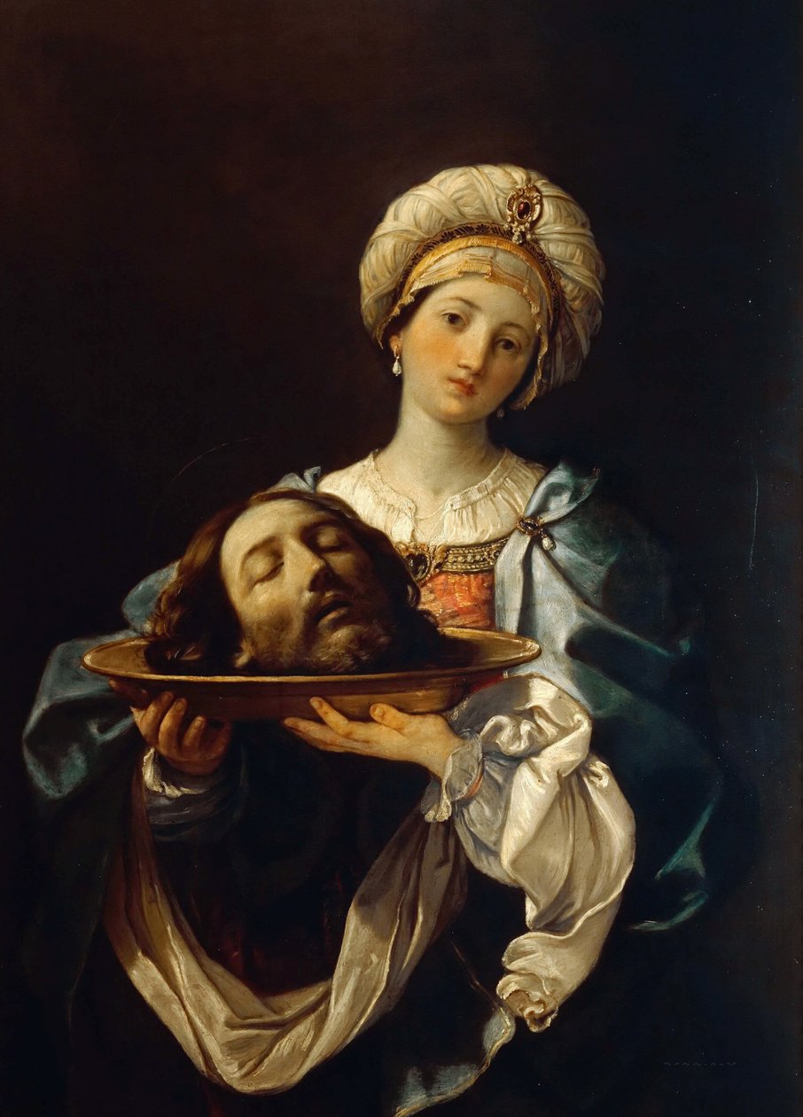 Salome trzymająca głowę Jana Chrzciciela, ok. 1638 r. autorstwa Guido Reni