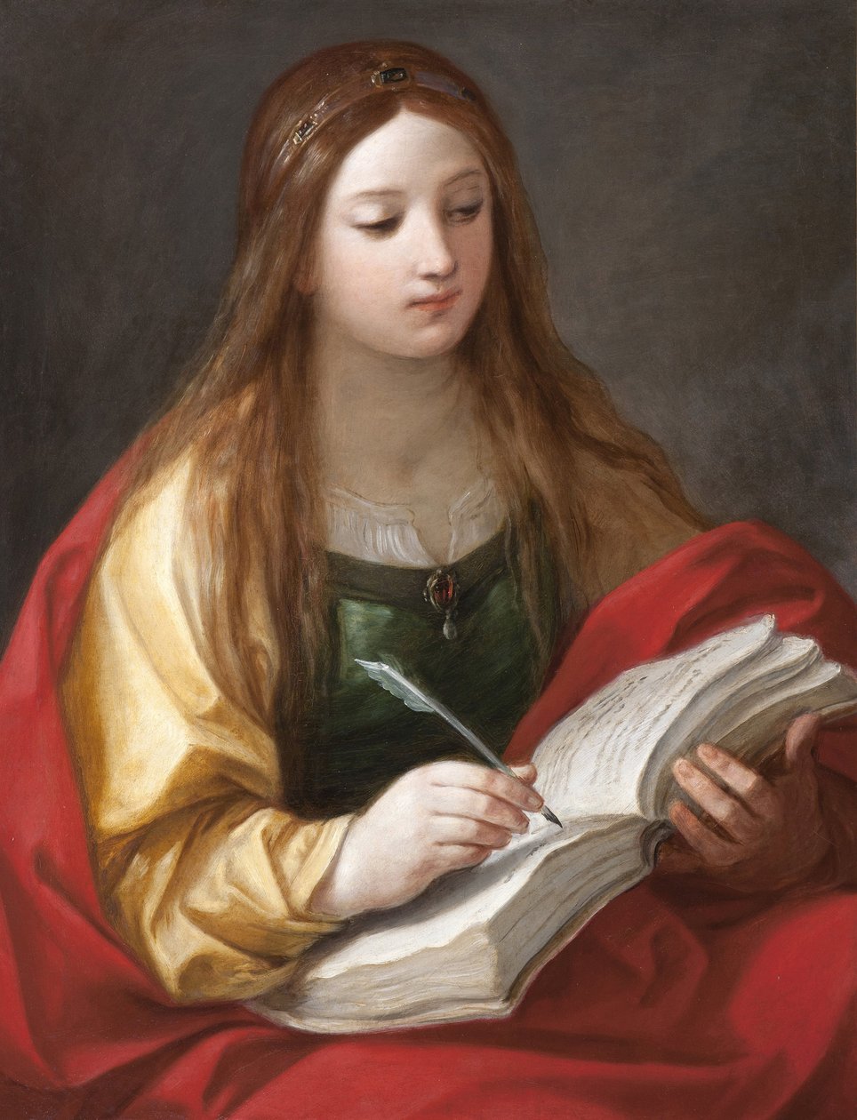 Sibylle - Sibyl par Reni, Guido (1575-1642). Olej na płótnie, Muzea Strada Nuova, Genua autorstwa Guido Reni