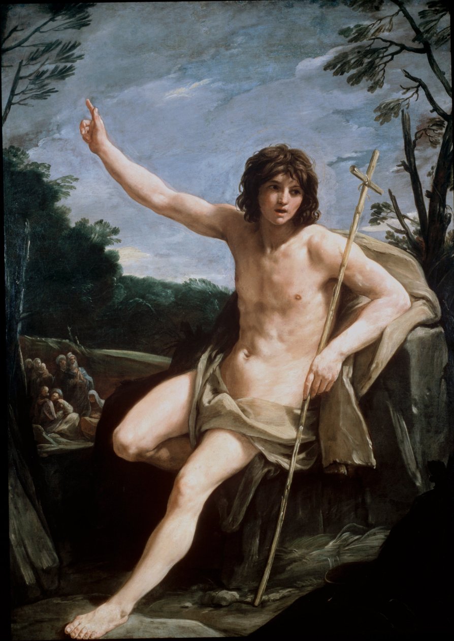 Święty Jan Chrzciciel na pustyni autorstwa Guido Reni
