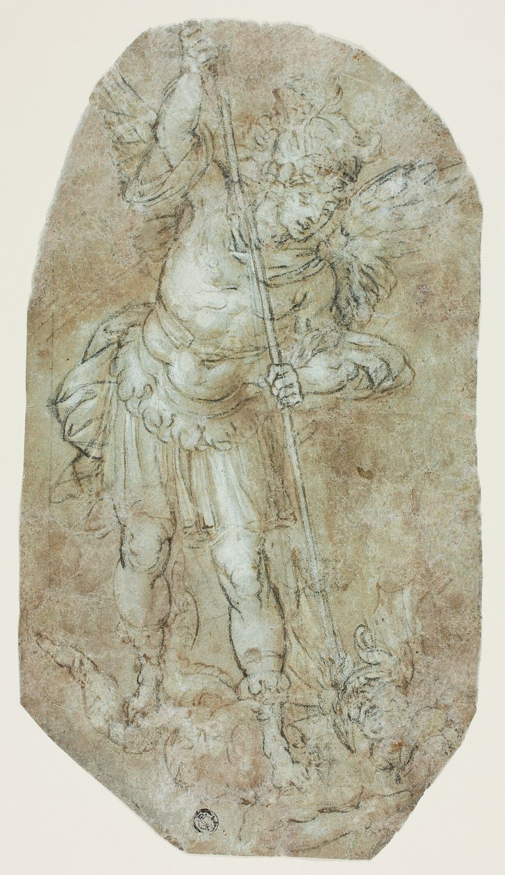 Święty Michał Archanioł i diabeł autorstwa Guido Reni