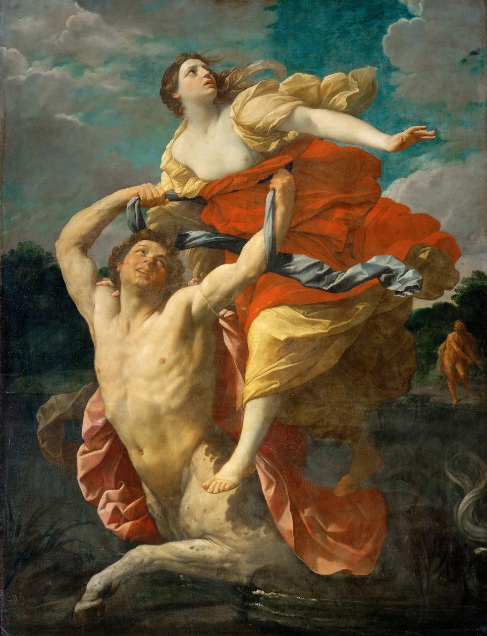 Uprowadzenie Dejaneiry przez Centaura Nessusa autorstwa Guido Reni