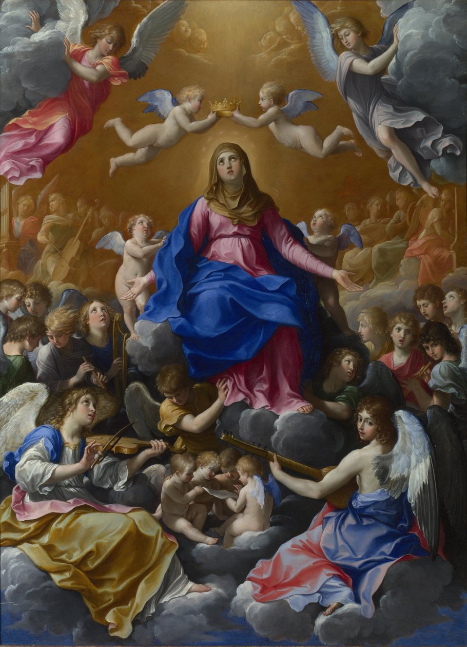 Koronacja Matki Boskiej, 1607 autorstwa Guido Reni