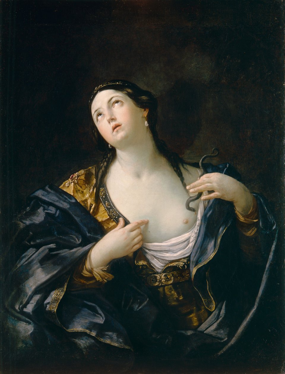 Śmierć Kleopatry, ok. 1625 (olej na płótnie) autorstwa Guido Reni