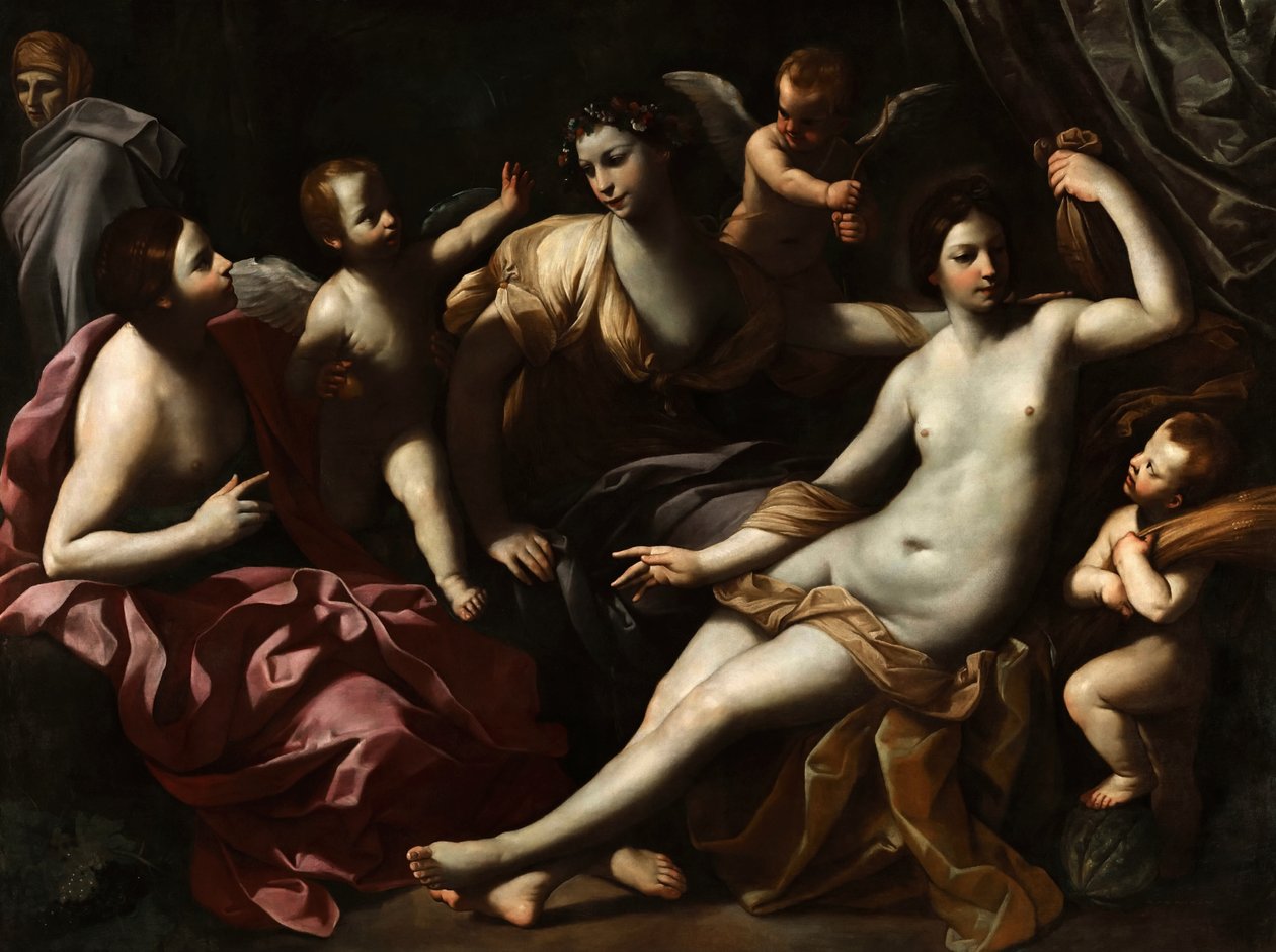 Cztery pory roku, c. 1620. autorstwa Guido Reni