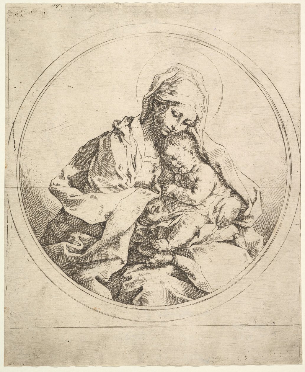 Madonna z Dzieciątkiem w Okrągłym. autorstwa Guido Reni
