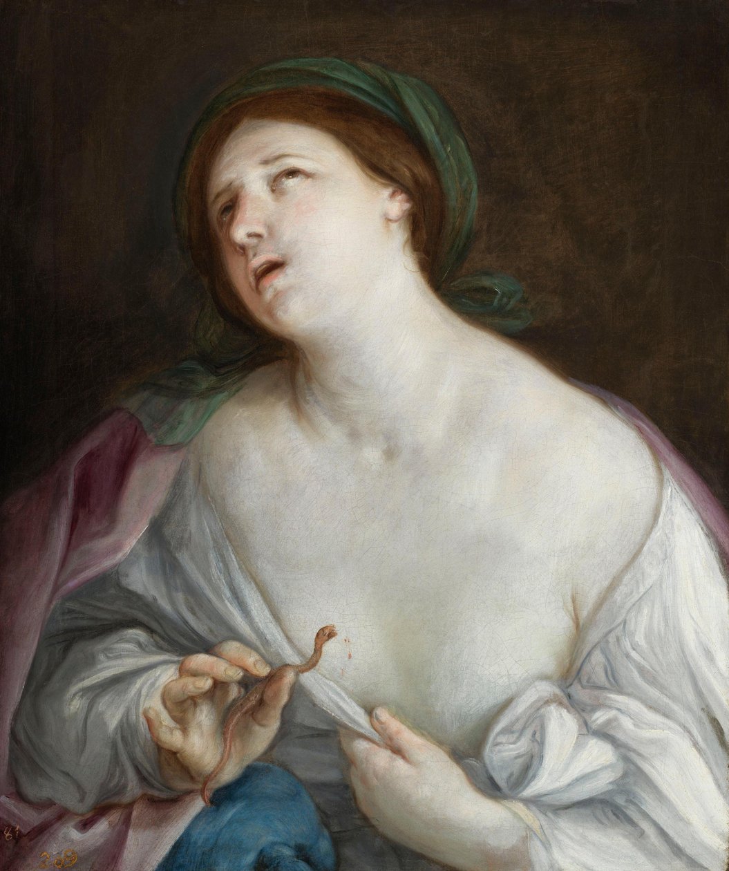 Samobójstwo Kleopatry autorstwa Guido Reni