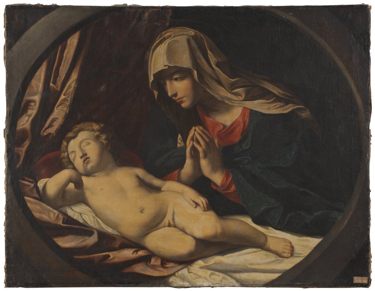Madonna ze śpiącym dzieckiem autorstwa Guido Reni