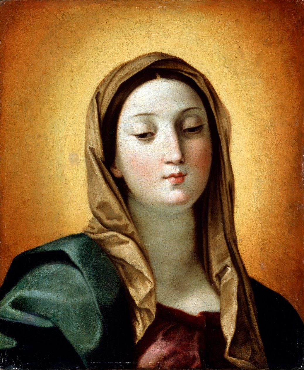 Dziewica, koniec XVI lub XVII w. autorstwa Guido Reni