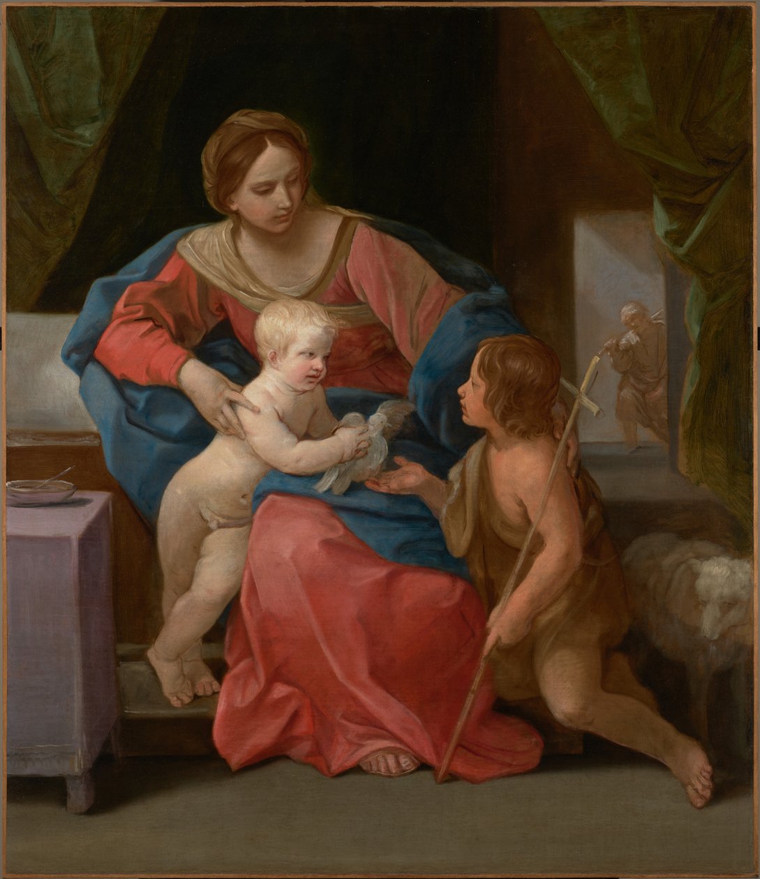 Dziewica z Dzieciątkiem i św. Jan Chrzciciel autorstwa Guido Reni