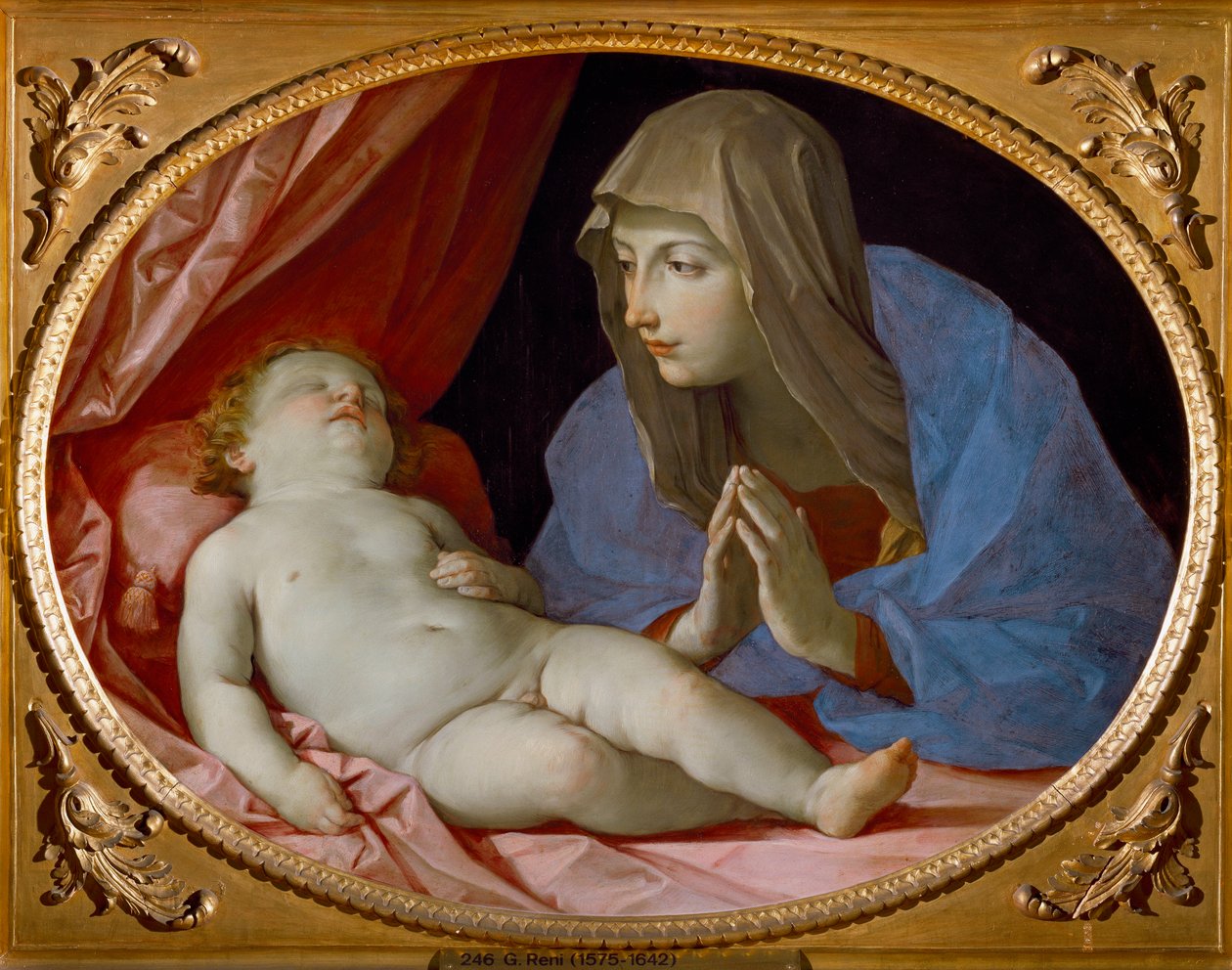 Dziewica i śpiące dziecko (malarstwo) autorstwa Guido Reni