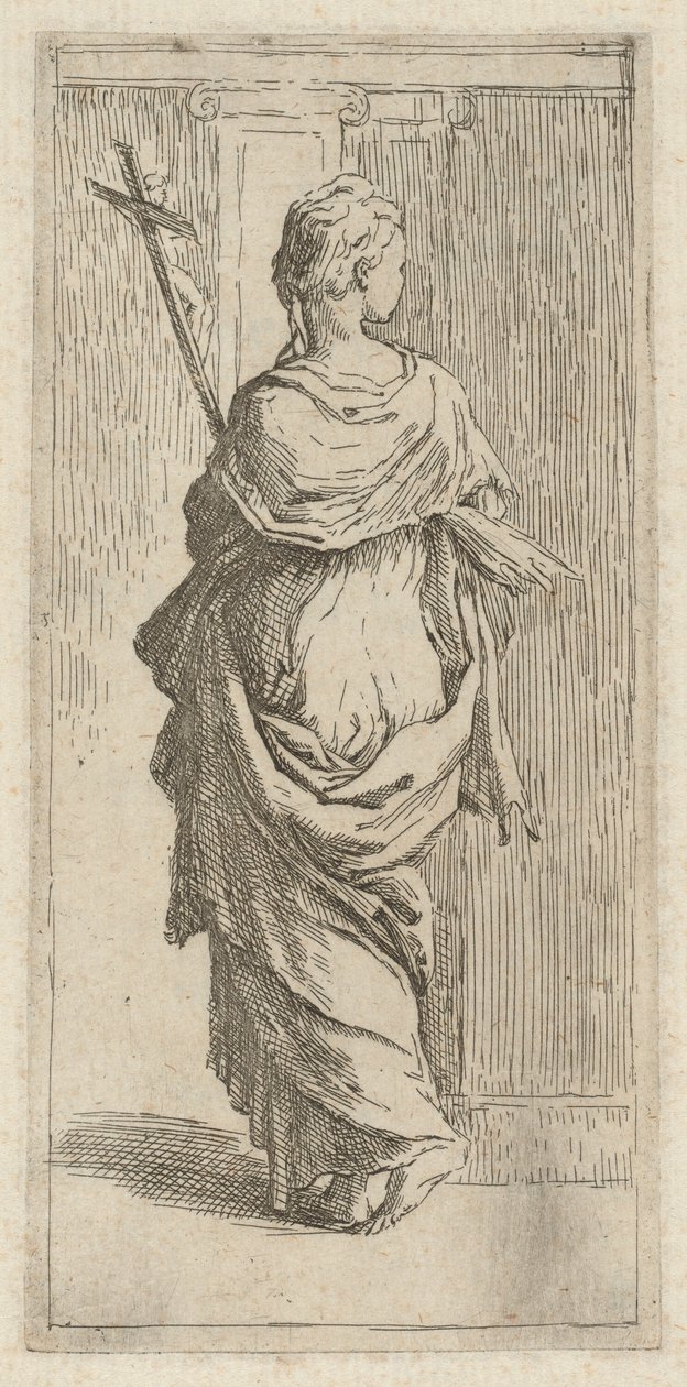 Dziewczyna z Krucyfiksem autorstwa Guido Reni, after Parmigianino