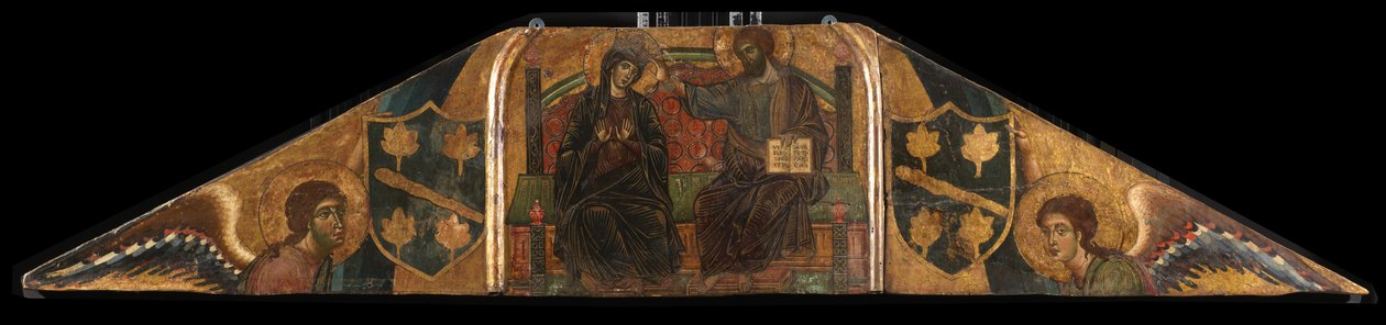 Koronacja Dziewicy, c.1260 autorstwa Guido da Siena
