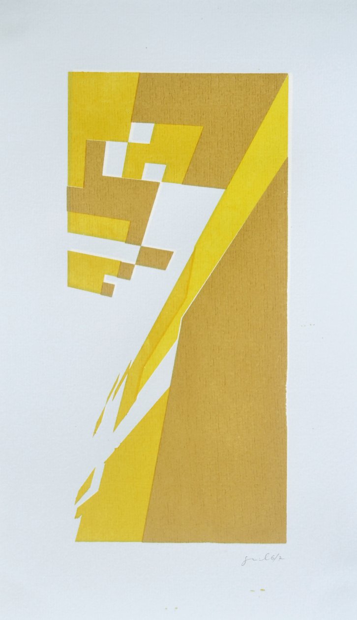 Dekonstrukcja nr 8, 2014 (tusz na papierze) autorstwa Guilherme Pontes