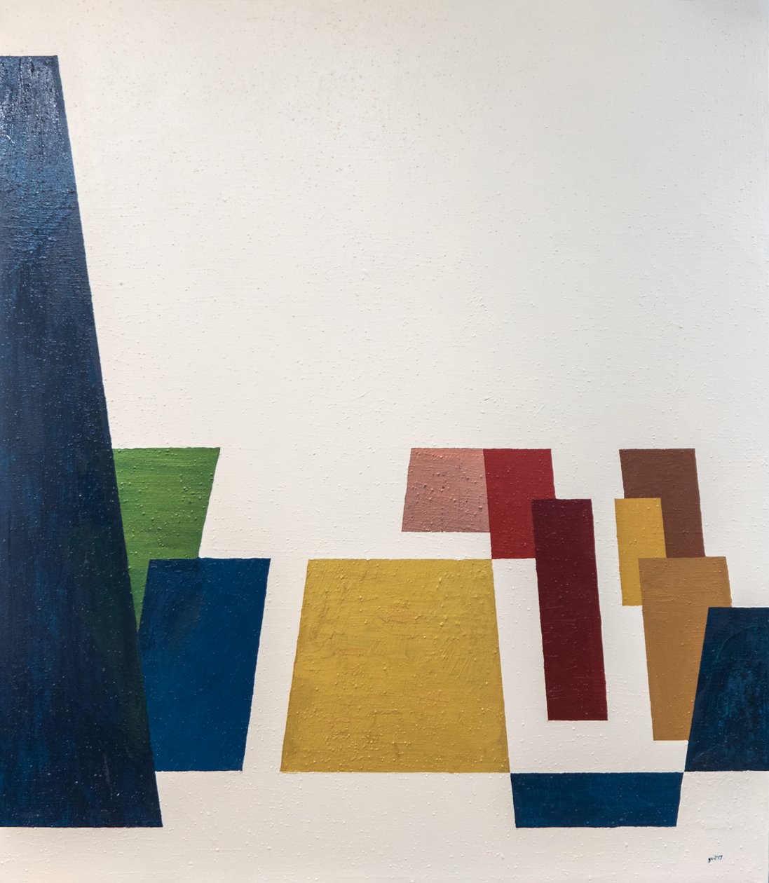 Las Meninas Suprematistas, 2018 (olej na płótnie) autorstwa Guilherme Pontes