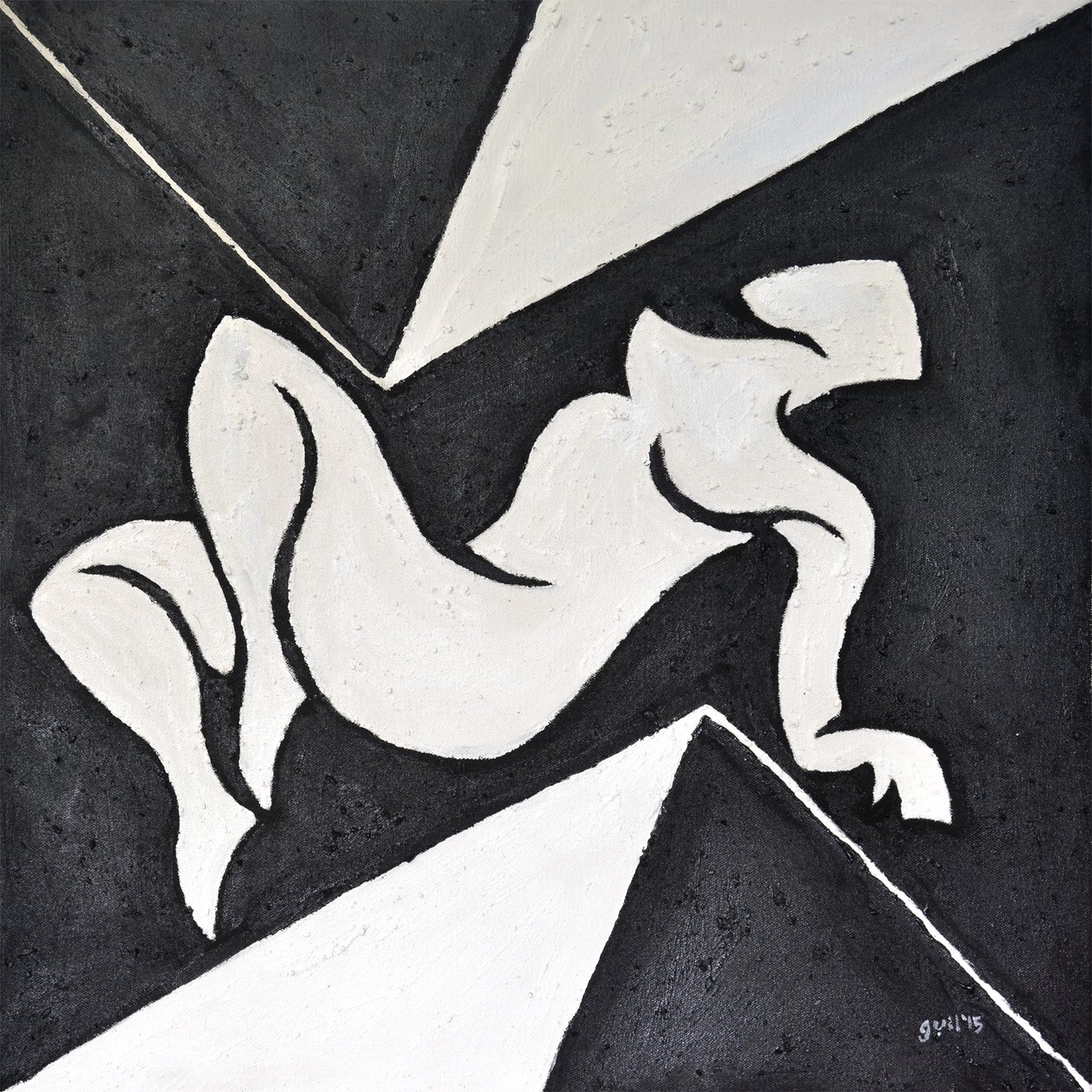 Lygia Nº1, 2015 (olej na płótnie) autorstwa Guilherme Pontes