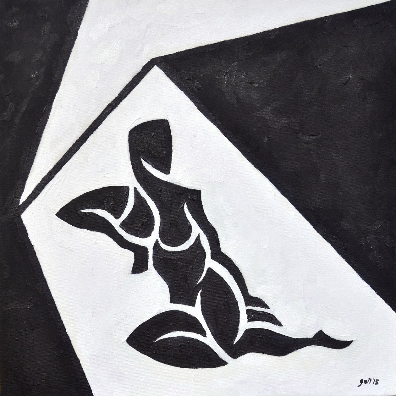 Lygia Nº4, 2014 (olej na płótnie) autorstwa Guilherme Pontes