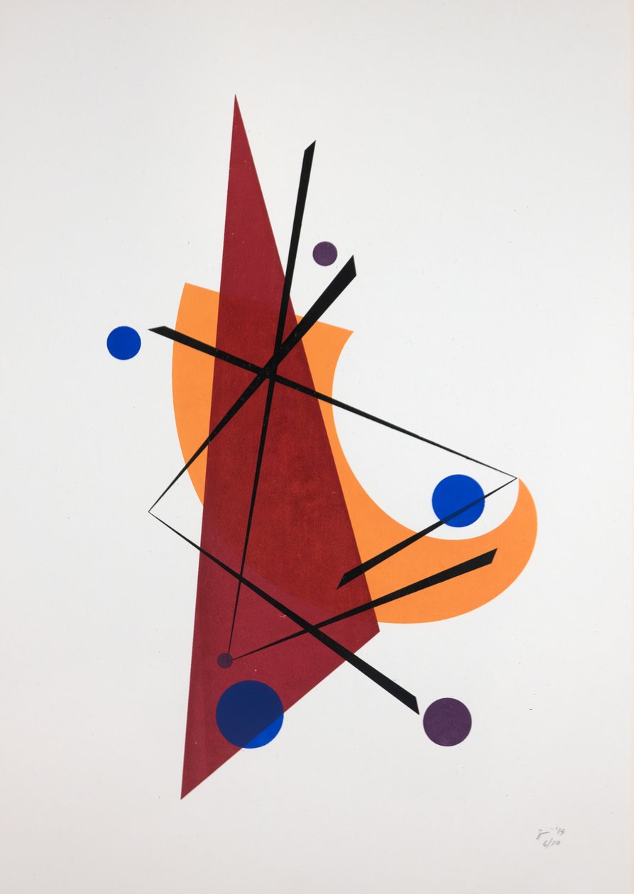 Ruch nr 5, 2019 (sitodruk) autorstwa Guilherme Pontes