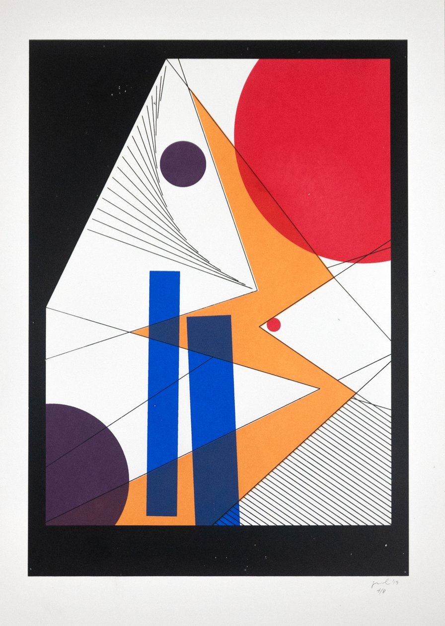 Ruch nr 6, 2019 (sitodruk) autorstwa Guilherme Pontes