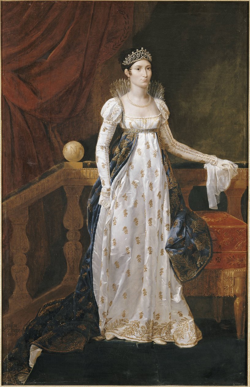 Elisa Bonaparte-Baciocchi, Wielka Księżna Toskanii autorstwa Guillaume Guillon Lethière