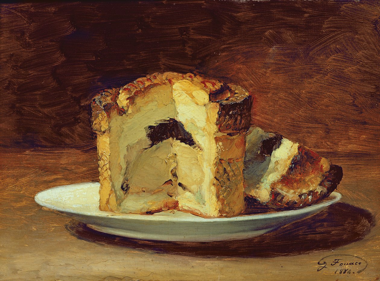 Martwa natura pi, 1884 autorstwa Guillaume Romain Fouace