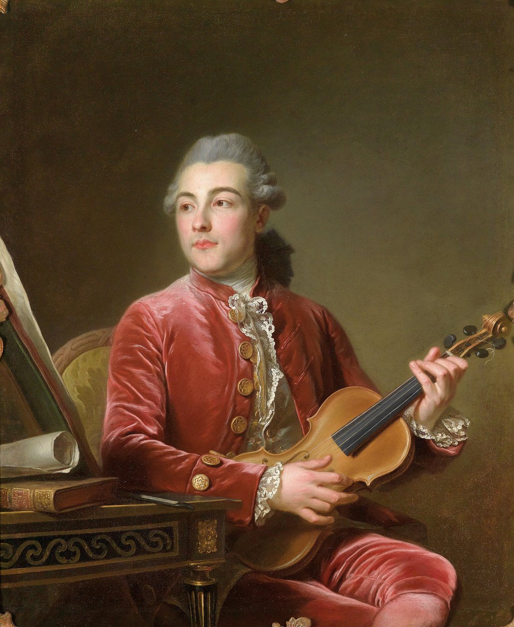 Dżentelmen ze skrzypcami autorstwa Guillaume Voiriot