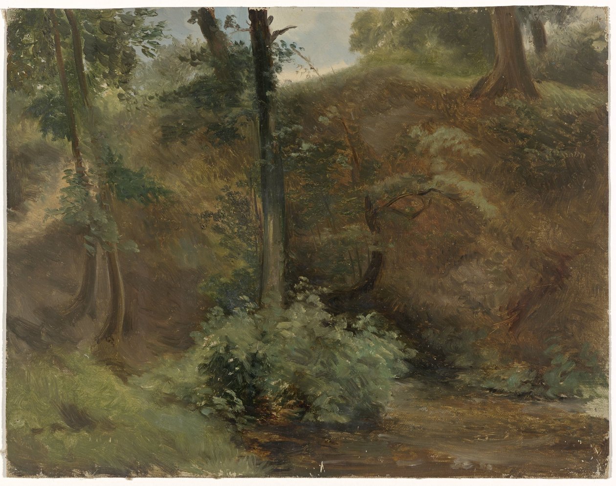 Drzewa w wydmowym krajobrazie autorstwa Guillaume Anne van der Brugghen