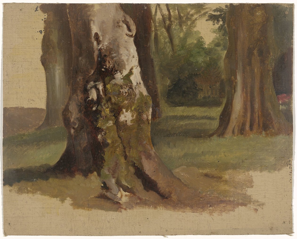 pnie drzew autorstwa Guillaume Anne van der Brugghen