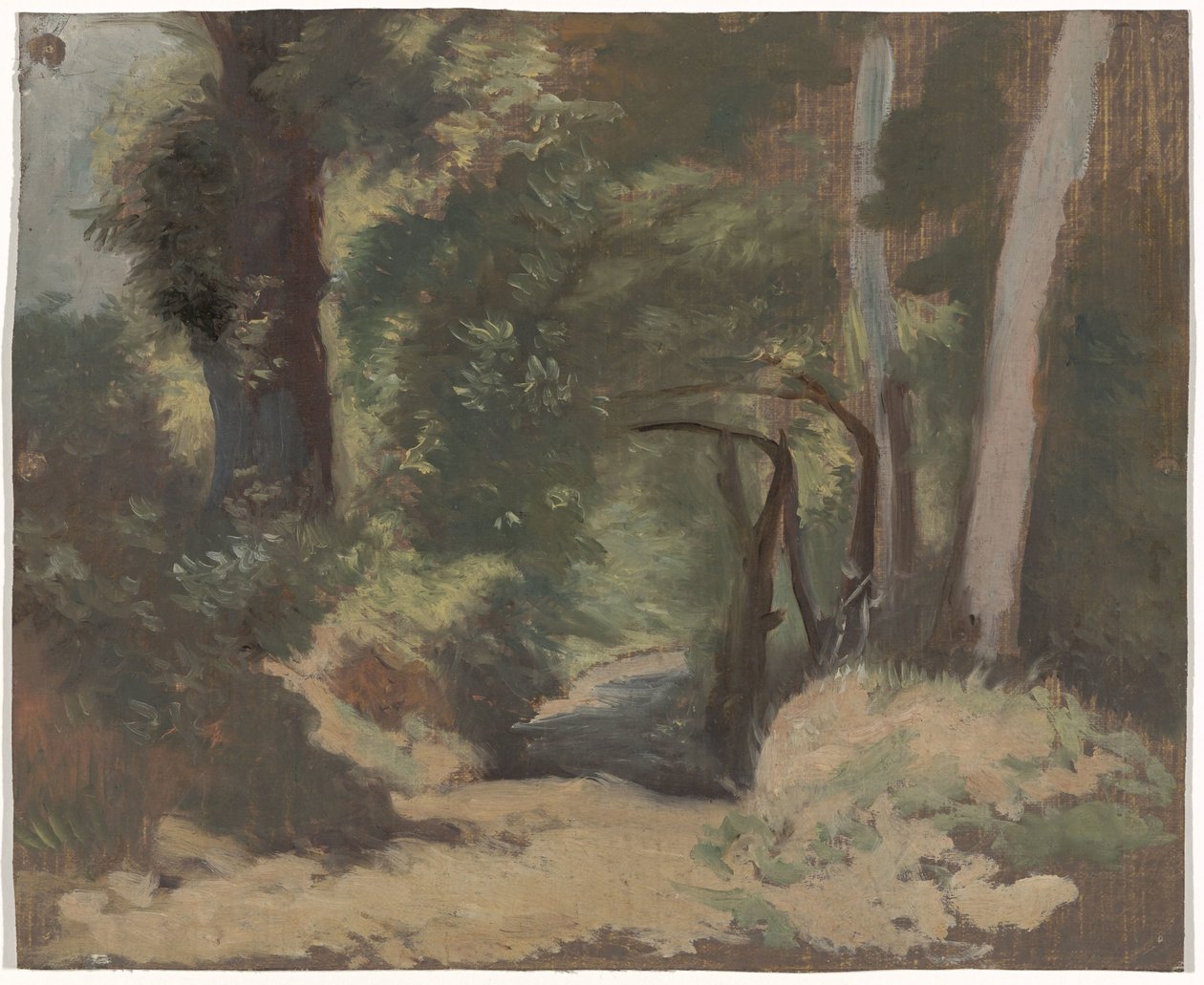 leśna droga autorstwa Guillaume Anne van der Brugghen