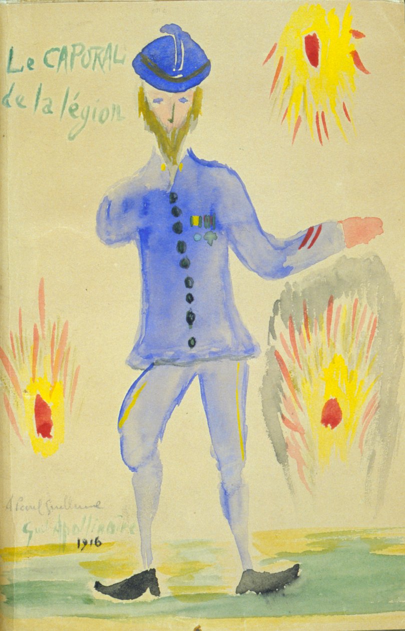 Kapral legionu, 1916 autorstwa Guillaume Apollinaire