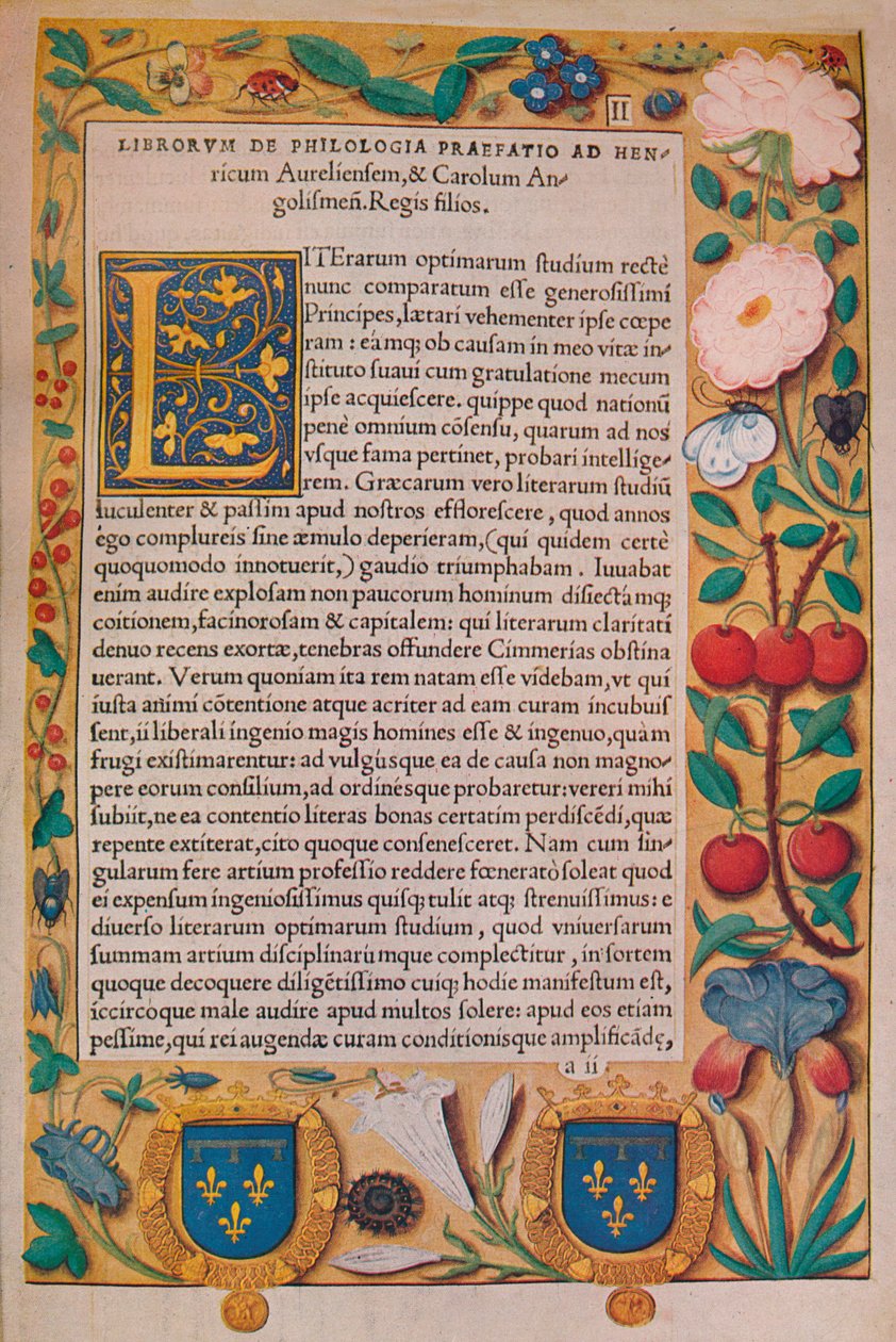 „Filologia”, ok. 1530 1947 autorstwa Guillaume Bude