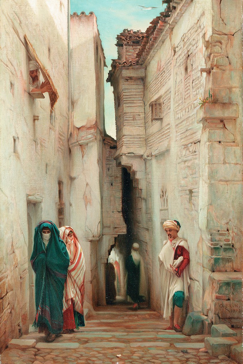 Tajny wielbiciel, 1873 autorstwa Guillaume Charles Brun