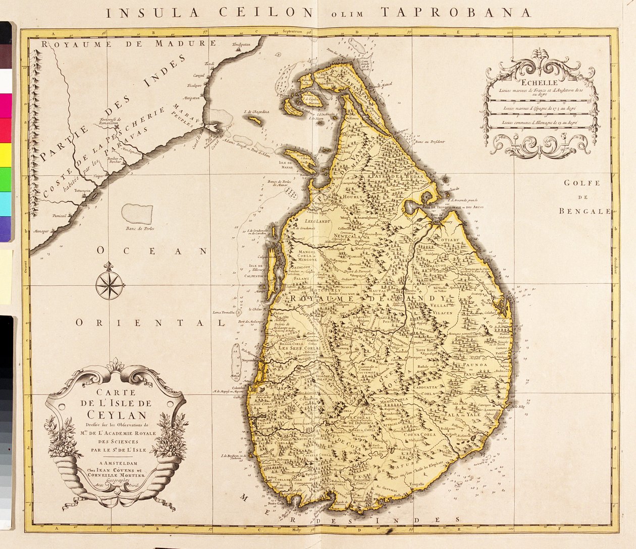 Sri Lanka autorstwa Guillaume Delisle