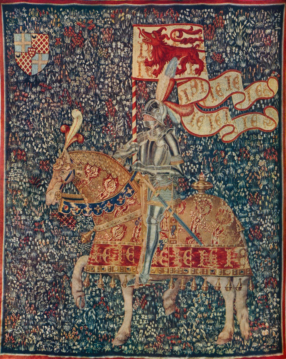 „Rycerz z bronią Jean de Daillon”, c1480 1946 autorstwa Guillaume Desremaulx