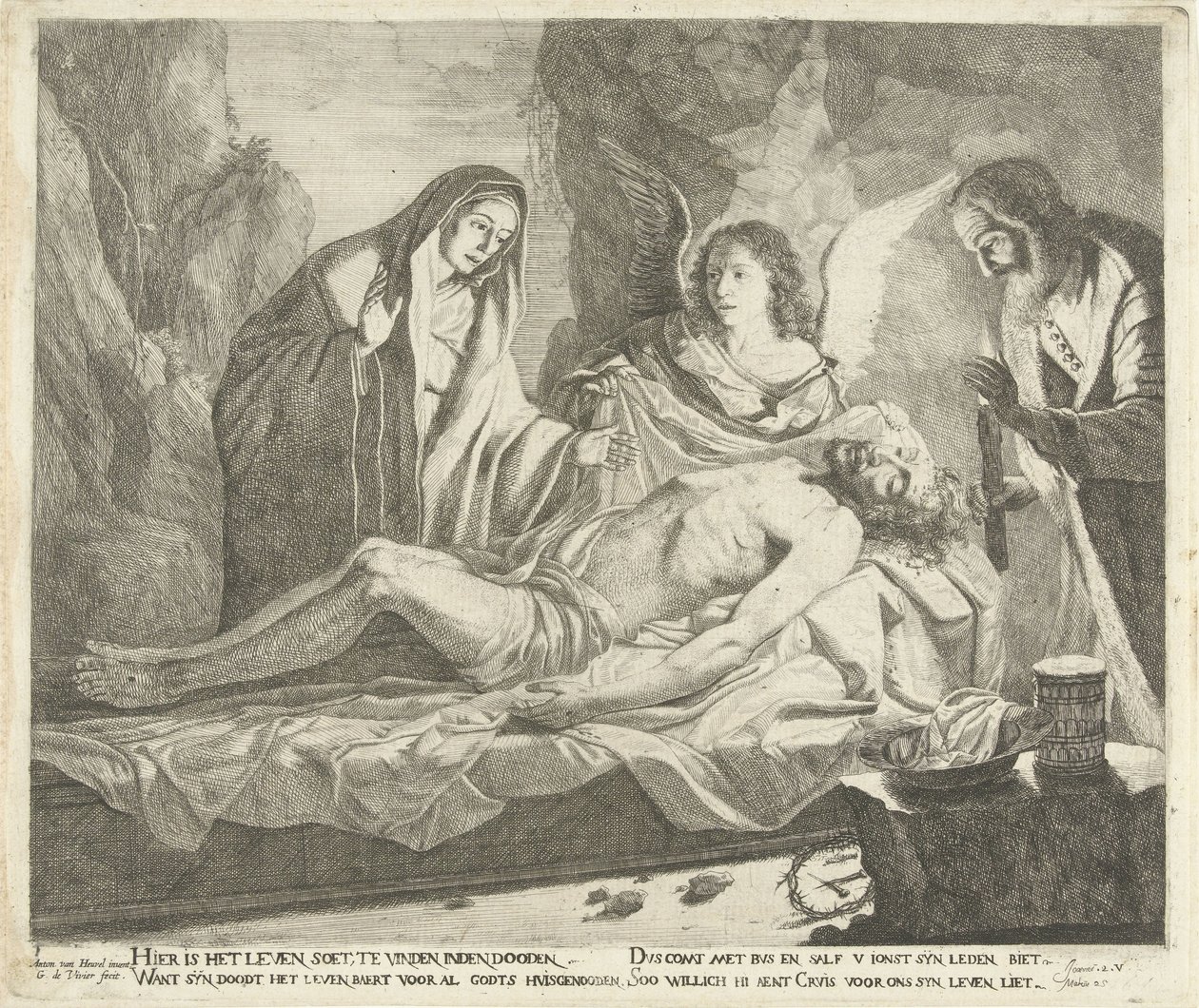 Złożenie do grobu Chrystusa autorstwa Guillaume Duvivier
