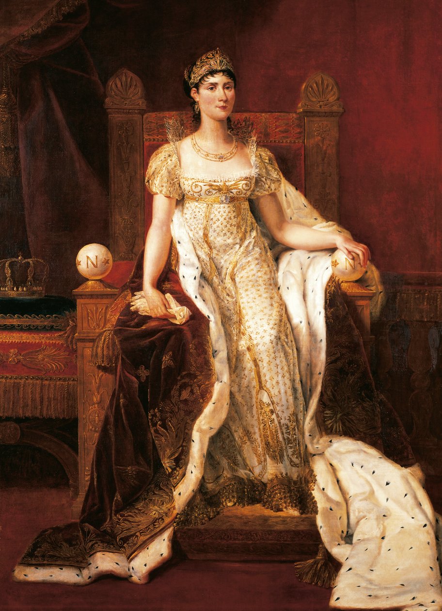 Portret Józefiny Bonaparte, Guillaume Guillon Lethiere, olej na płótnie autorstwa Guillaume Lethiere