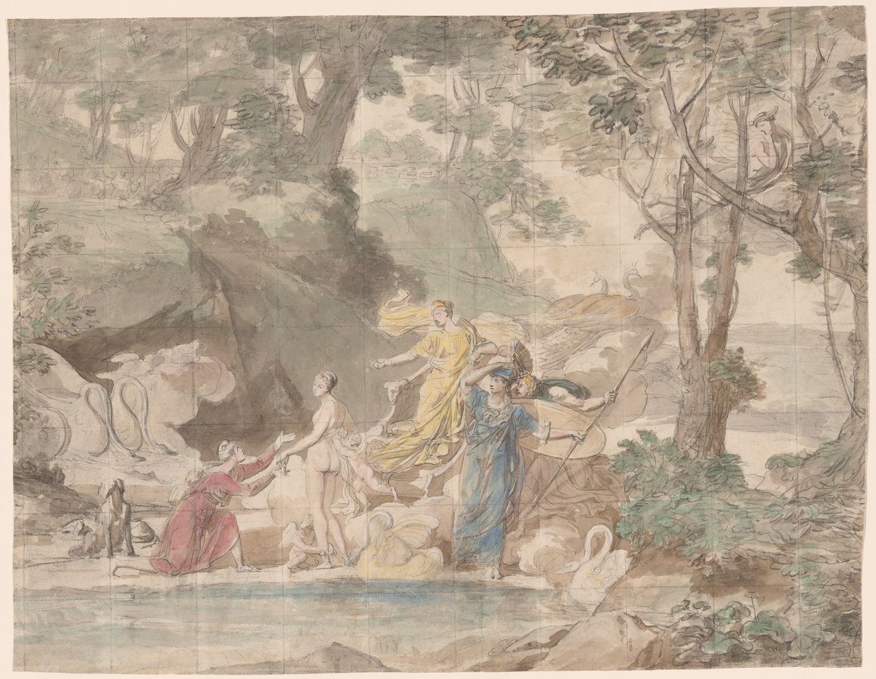 Wyrok Paryski [recto] autorstwa Guillaume Lethiere