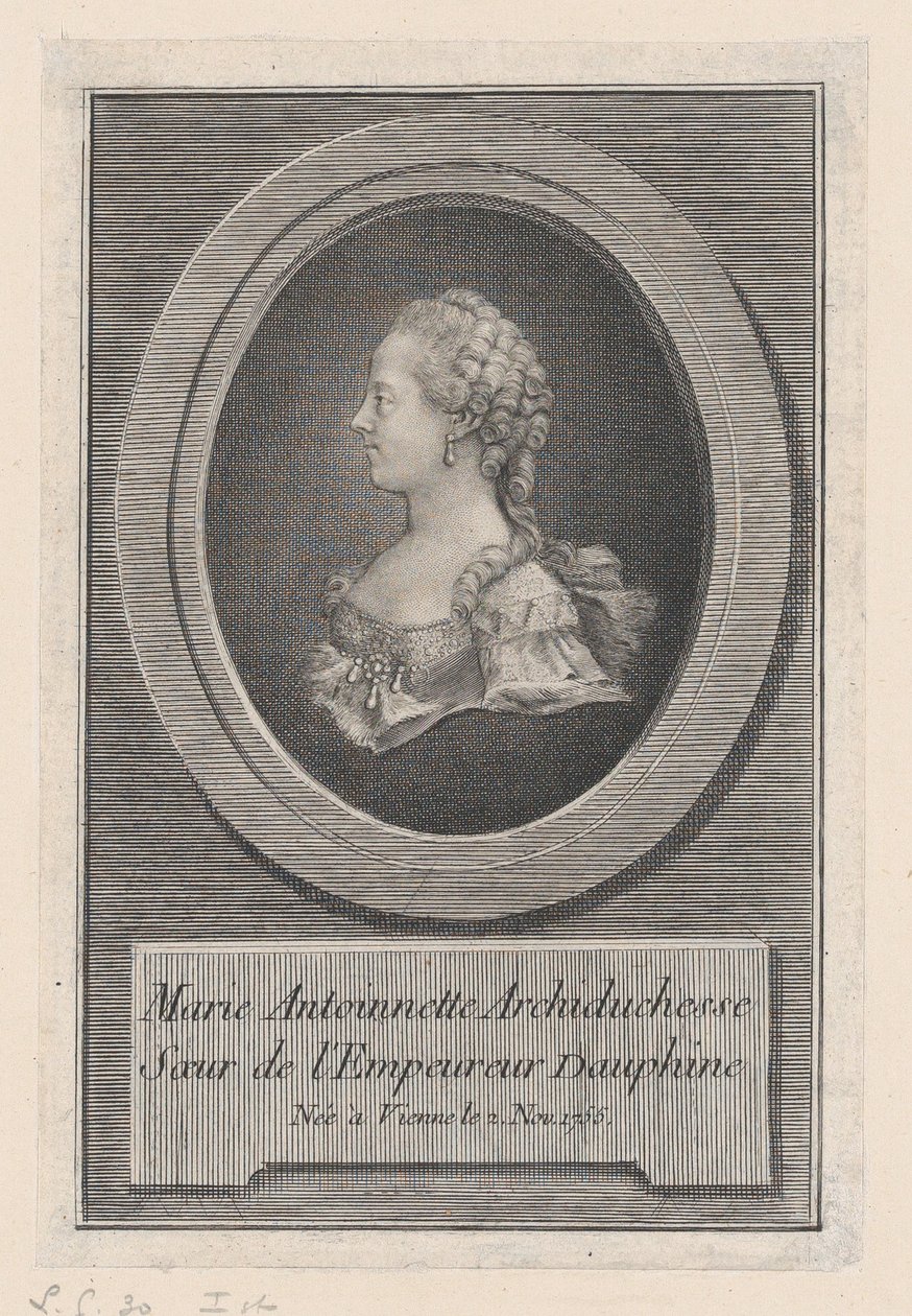 Maria Antonina, księżniczka, 1770. autorstwa Guillaume Phillipe Benoist