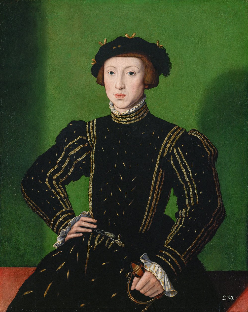 Portret Ferdynanda II (1529-1595), arcyksięcia Austrii autorstwa Guillaume Scrots