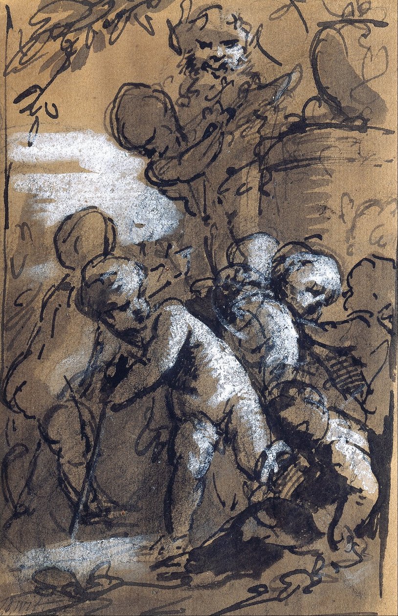 Projekt pomnika dla Maksymiliana II. Emanuel autorstwa Guillielmus de Grof