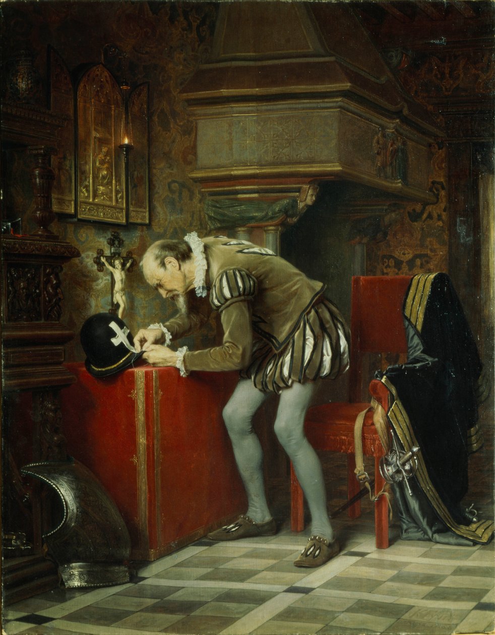 W przeddzień Nocy św. Bartłomieja, 1868 r. autorstwa Gun