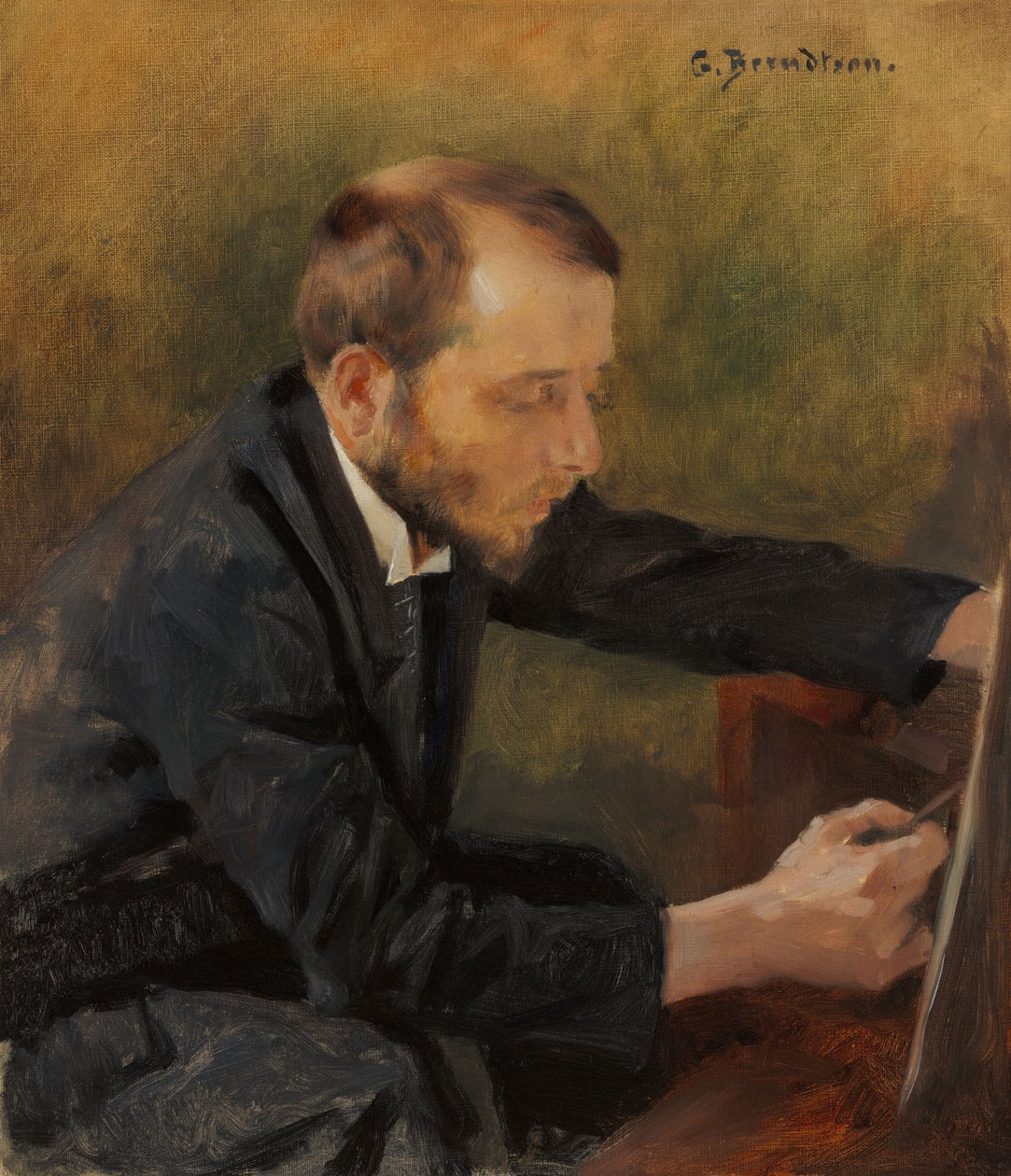 Portret Eero Järnefelta autorstwa Gunnar Berndtson
