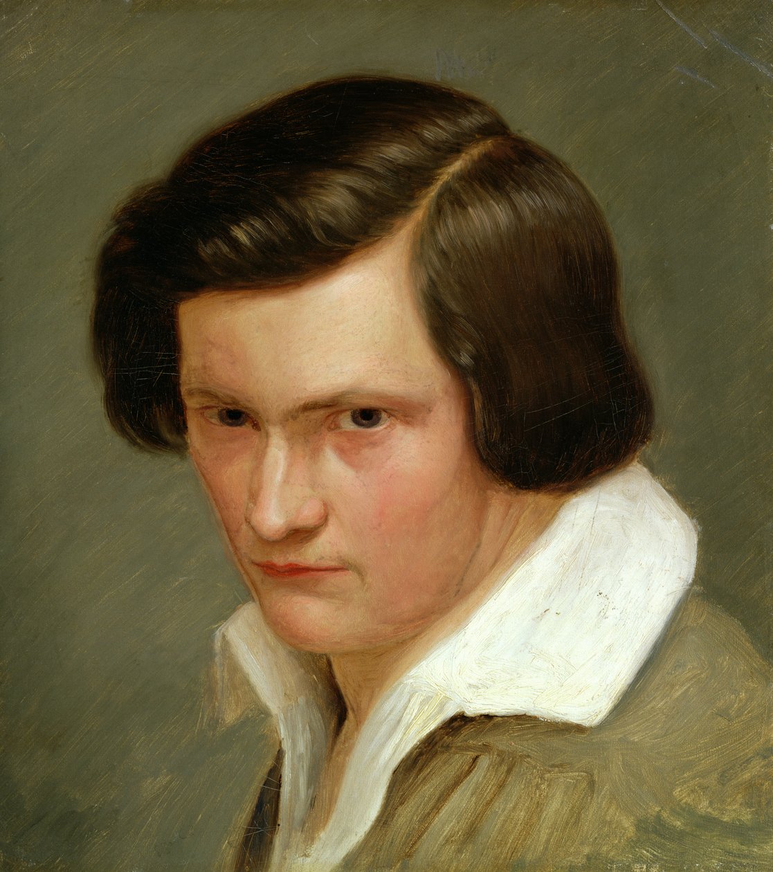 Malarz Otto Speckter (1807-71), ok.1831 (olej na płótnie ułożony na tekturze) autorstwa Gunther Gensler