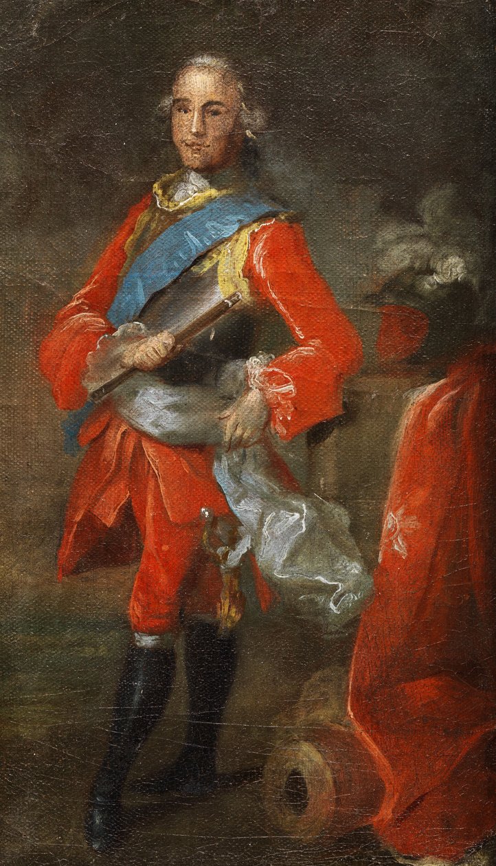 Portret szwedzkiego feldmarszałka Frederika Grafa von Fersen (1719-1794) autorstwa Gustaf Lundberg